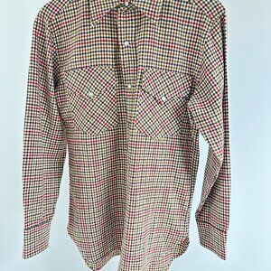 Pendleton Woolen Mills, Men's Plaid Big Pocket Shirt, Sz Medium.